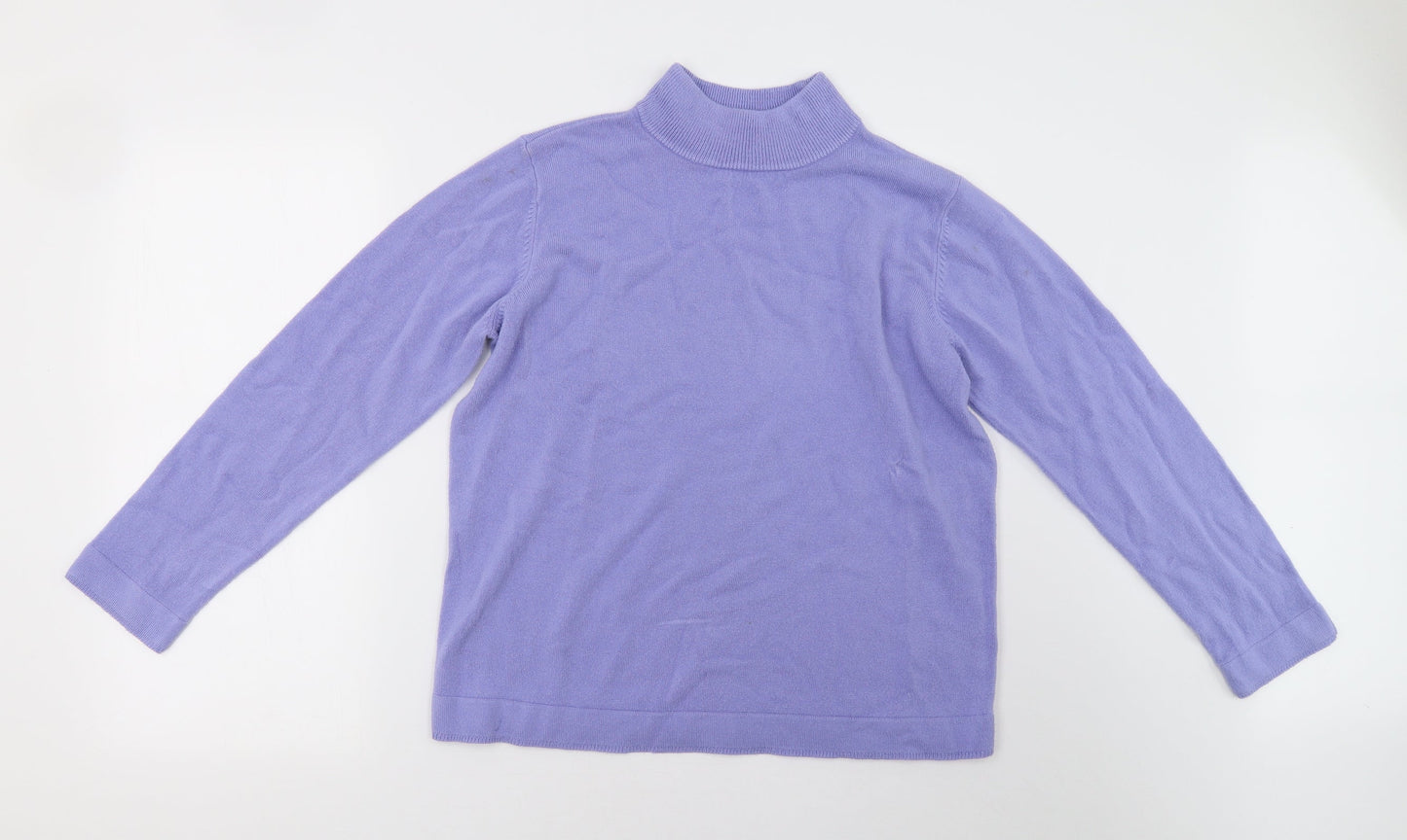 BM Collection Womens Purple   Pullover Sweatshirt Size M
