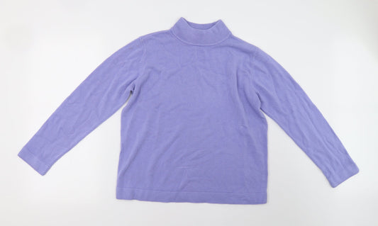 BM Collection Womens Purple   Pullover Sweatshirt Size M