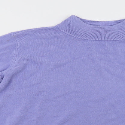 Preloved BM Collection Womens Purple   Pullover Sweatshirt Size M - Detail