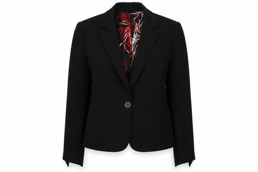 chianti Womens Black   Jacket Blazer Size 14