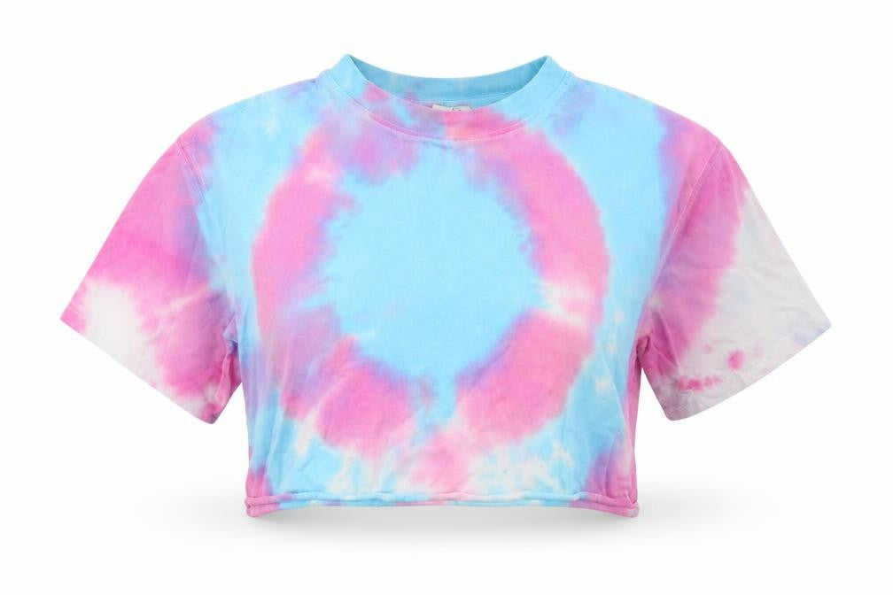 Topshop Womens Purple   Cropped T-Shirt Size 6