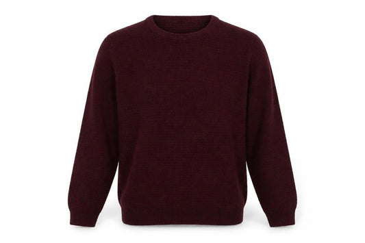 Cedar Wood State Mens Red  Knit Pullover Sweatshirt Size XL