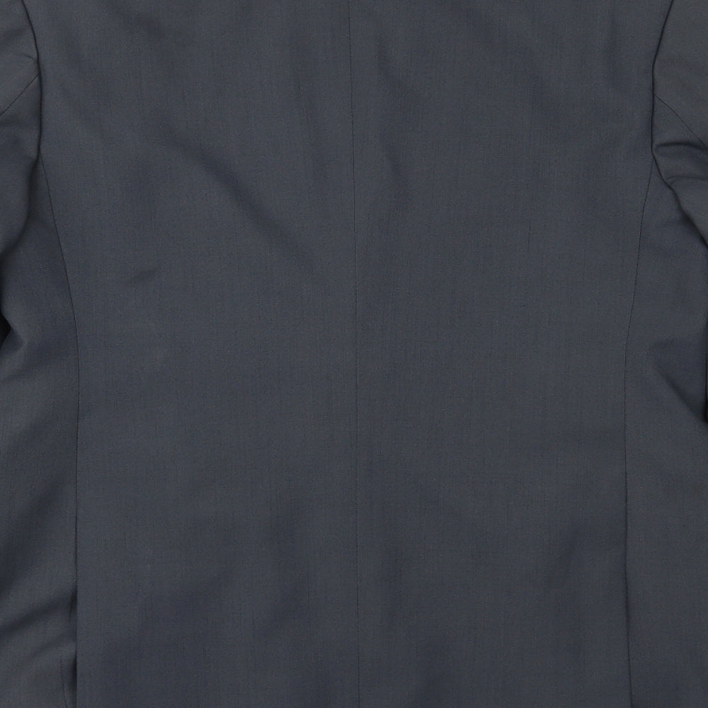 Preworn Mens Grey   Jacket Suit Jacket Size 36