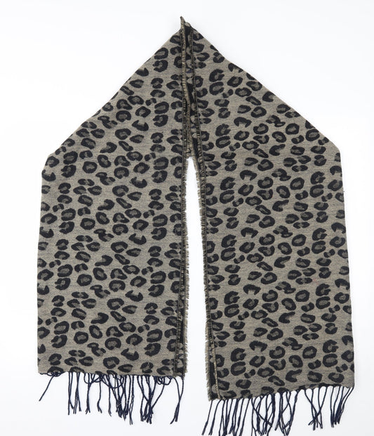 Preworn Womens Grey Animal Print   Scarf
