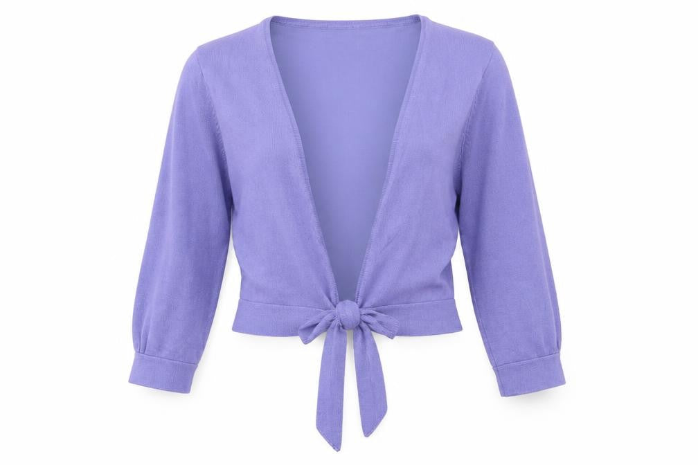 Mia Moda Womens Purple   Cardigan Jumper Size L