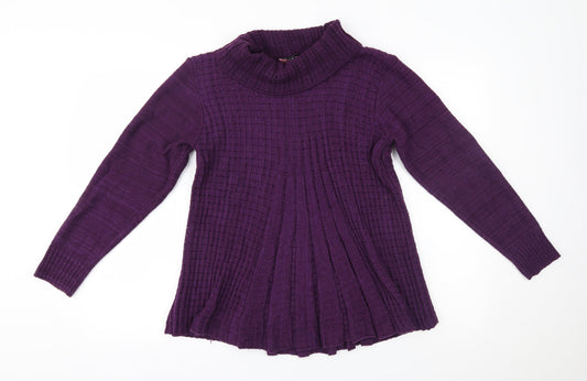 alexara Womens Purple   Pullover Jumper Size M