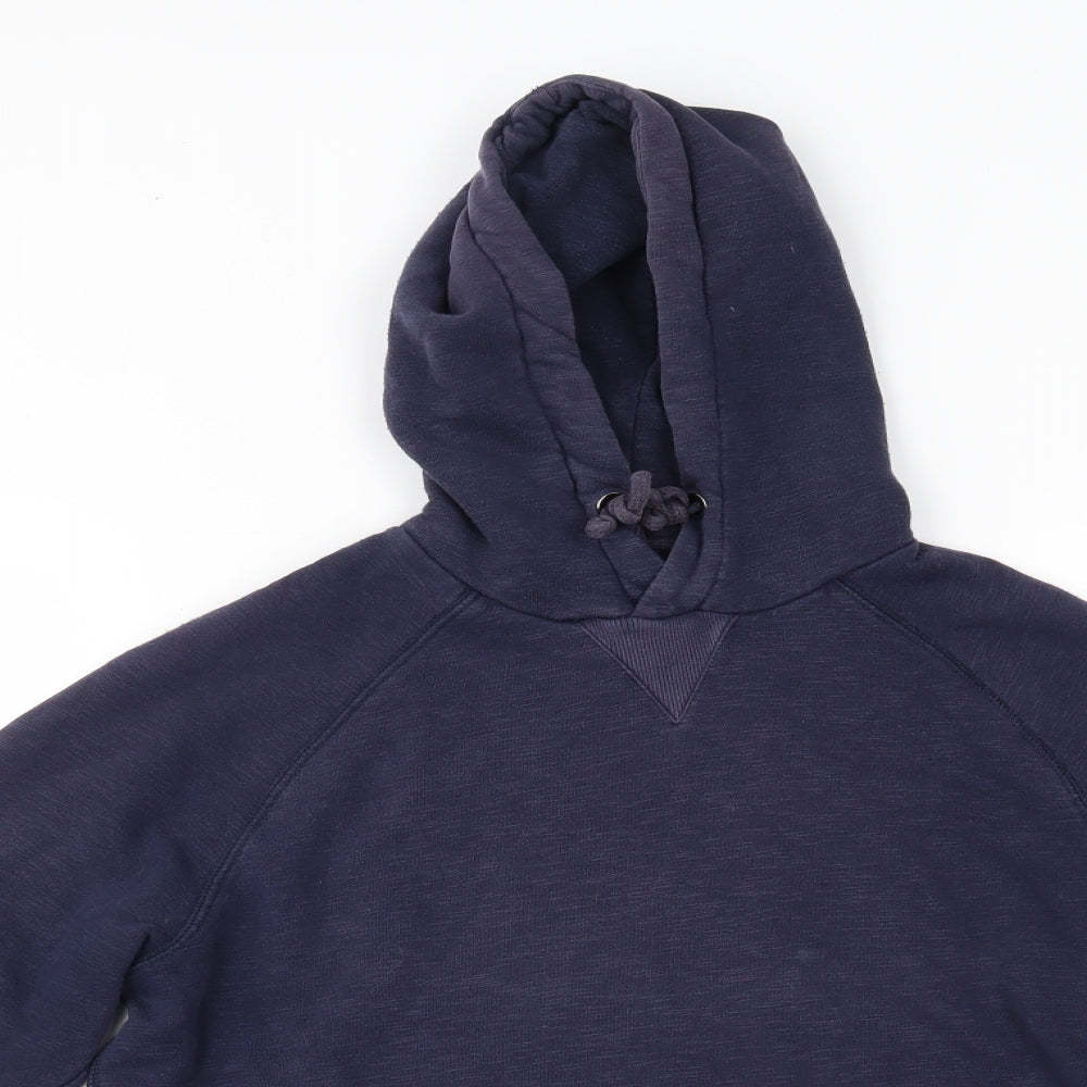 TU Womens Blue   Pullover Hoodie Size S