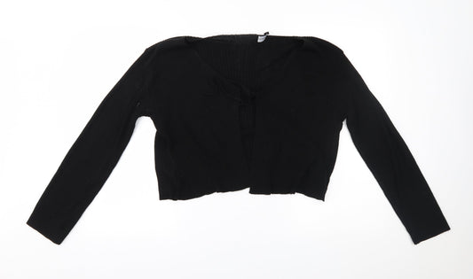 Prettyllittlething Womens Black   Cape Jumper Size S