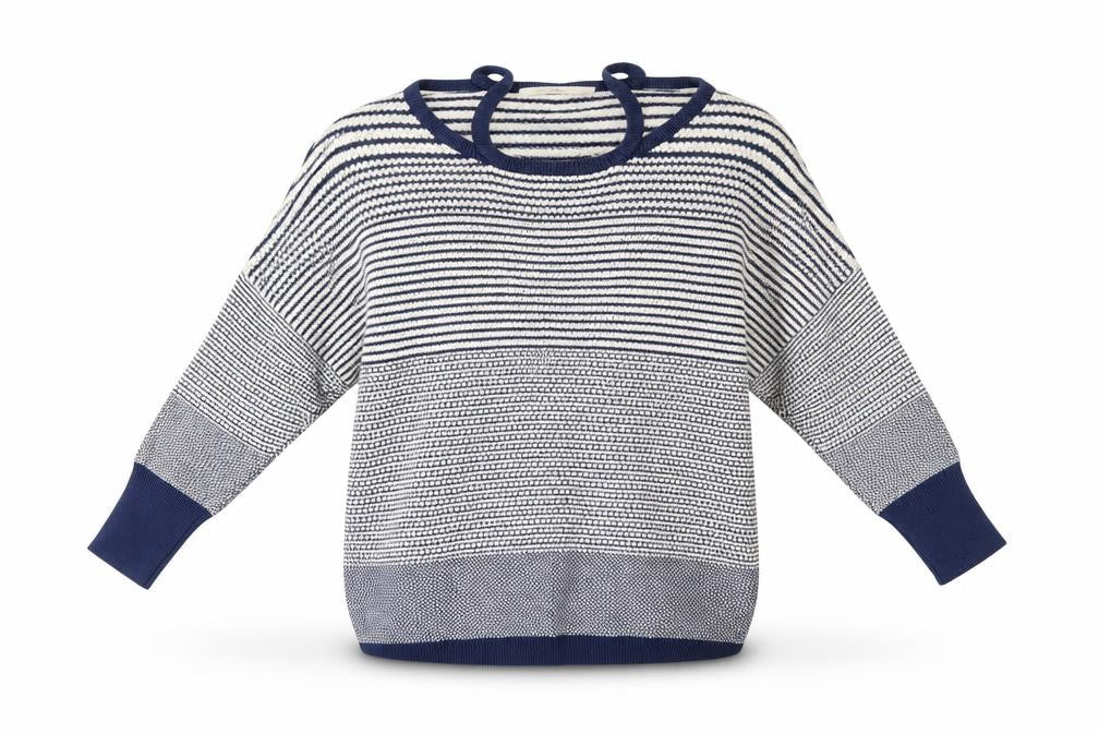 George Womens Blue Striped  Pullover Jumper Size 10