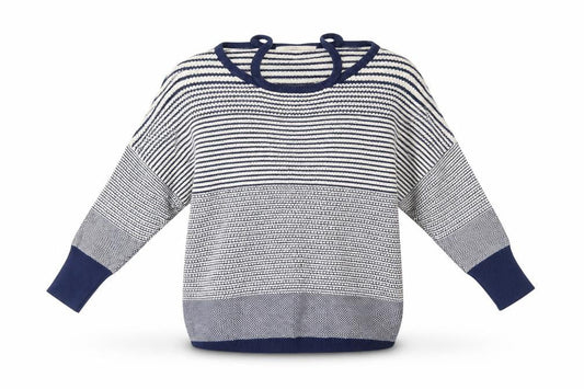 George Womens Blue Striped  Pullover Jumper Size 10