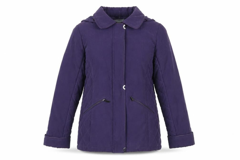 First avenue Womens Purple   Quilted Coat Size 12