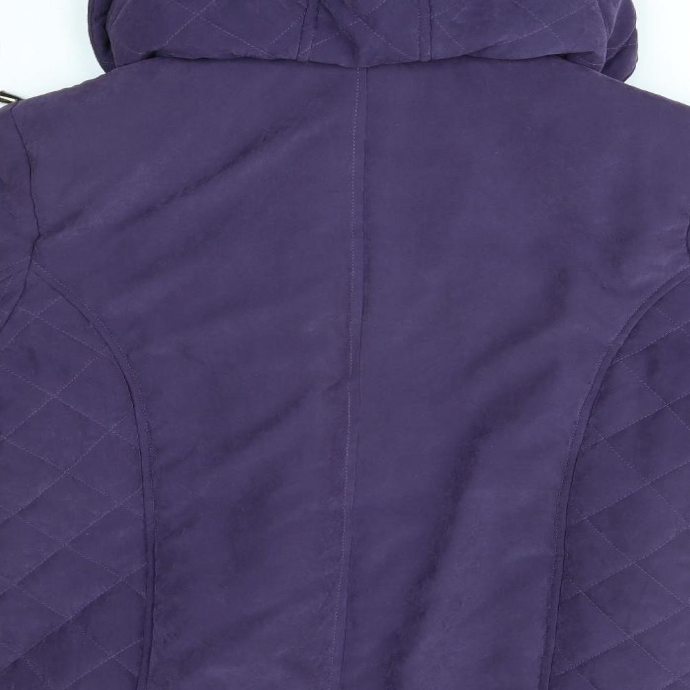 First avenue Womens Purple   Quilted Coat Size 12