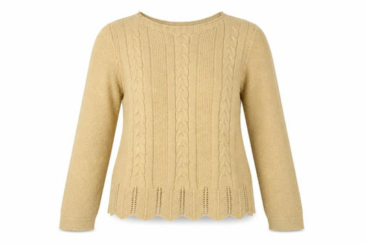 luisa ricci Womens Gold   Pullover Jumper Size M
