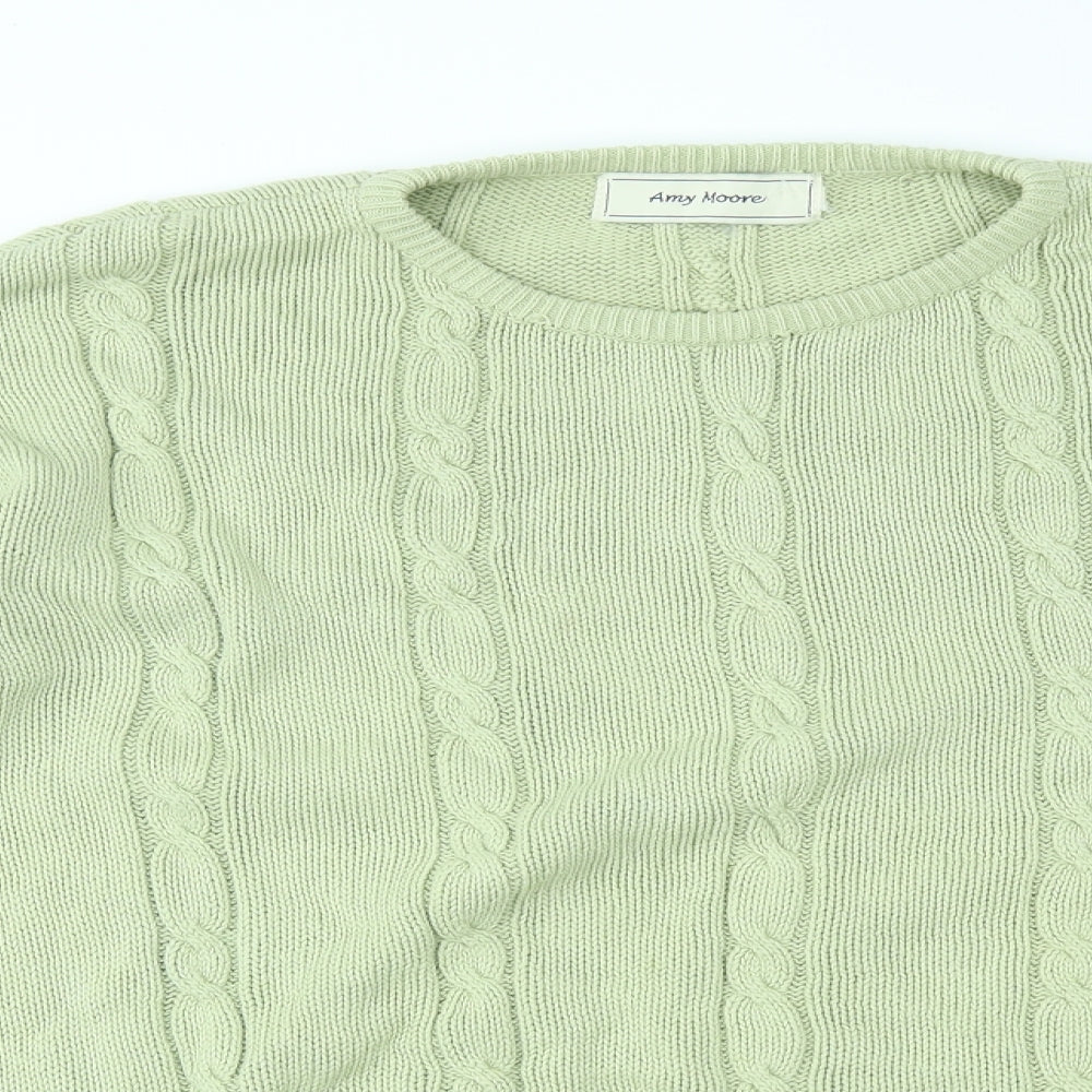 amy moore Womens Green   Pullover Jumper One Size