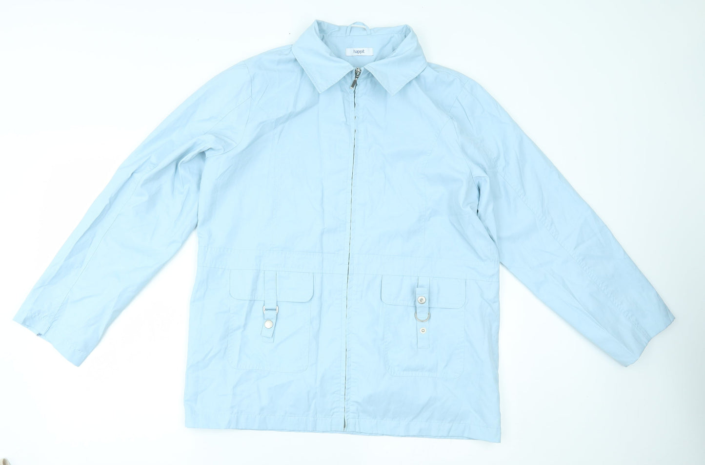 happit Womens Blue   Jacket  Size M