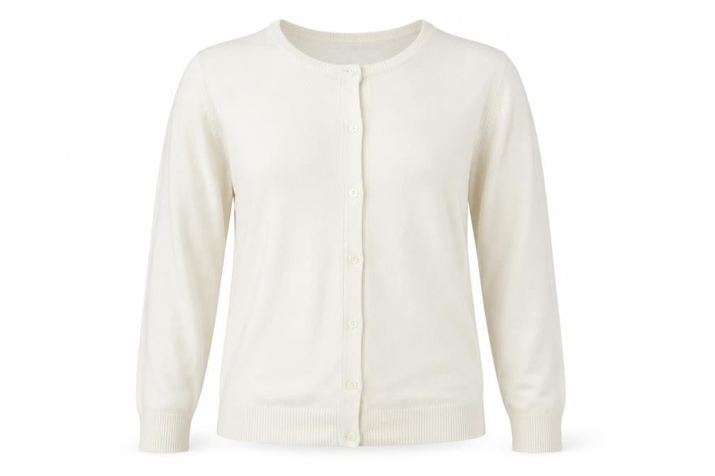 Pure and Natural Womens Ivory   Cardigan Jumper Size 14
