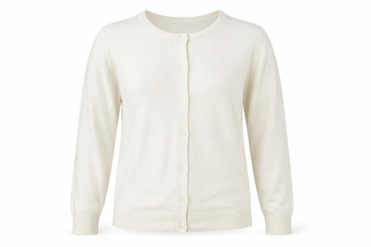 Pure and Natural Womens Ivory   Cardigan Jumper Size 14