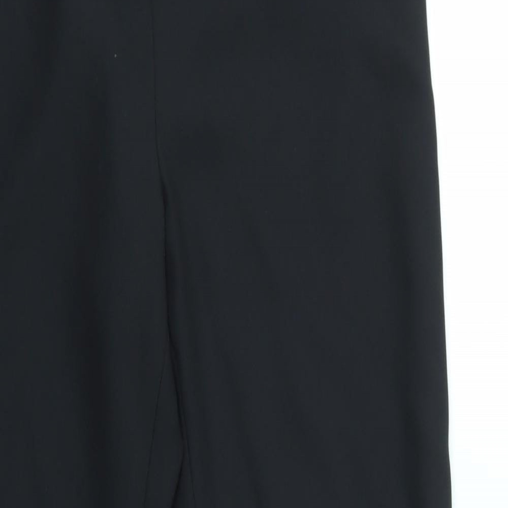 WARP AND WEFT Womens Black   Dress Pants Trousers Size 12 L30 in