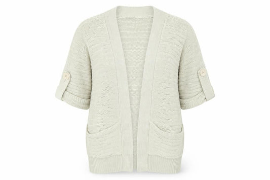 Preworn Womens Beige   Cardigan Jumper Size 12