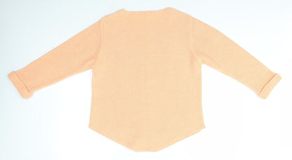 Back view of TRU women’s orange jumper, size L