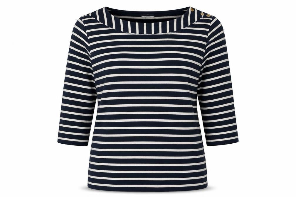 Classc Womens Blue Striped  Pullover Jumper Size 16