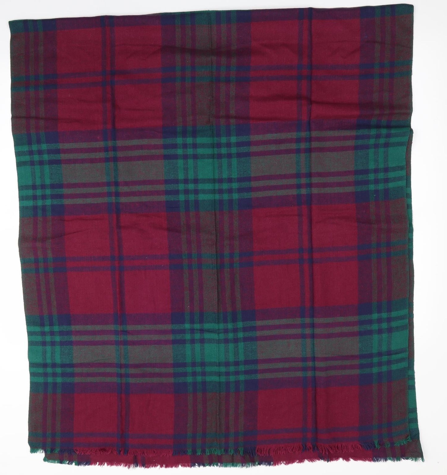 Preworn  Red Check   Shawl/Wrap