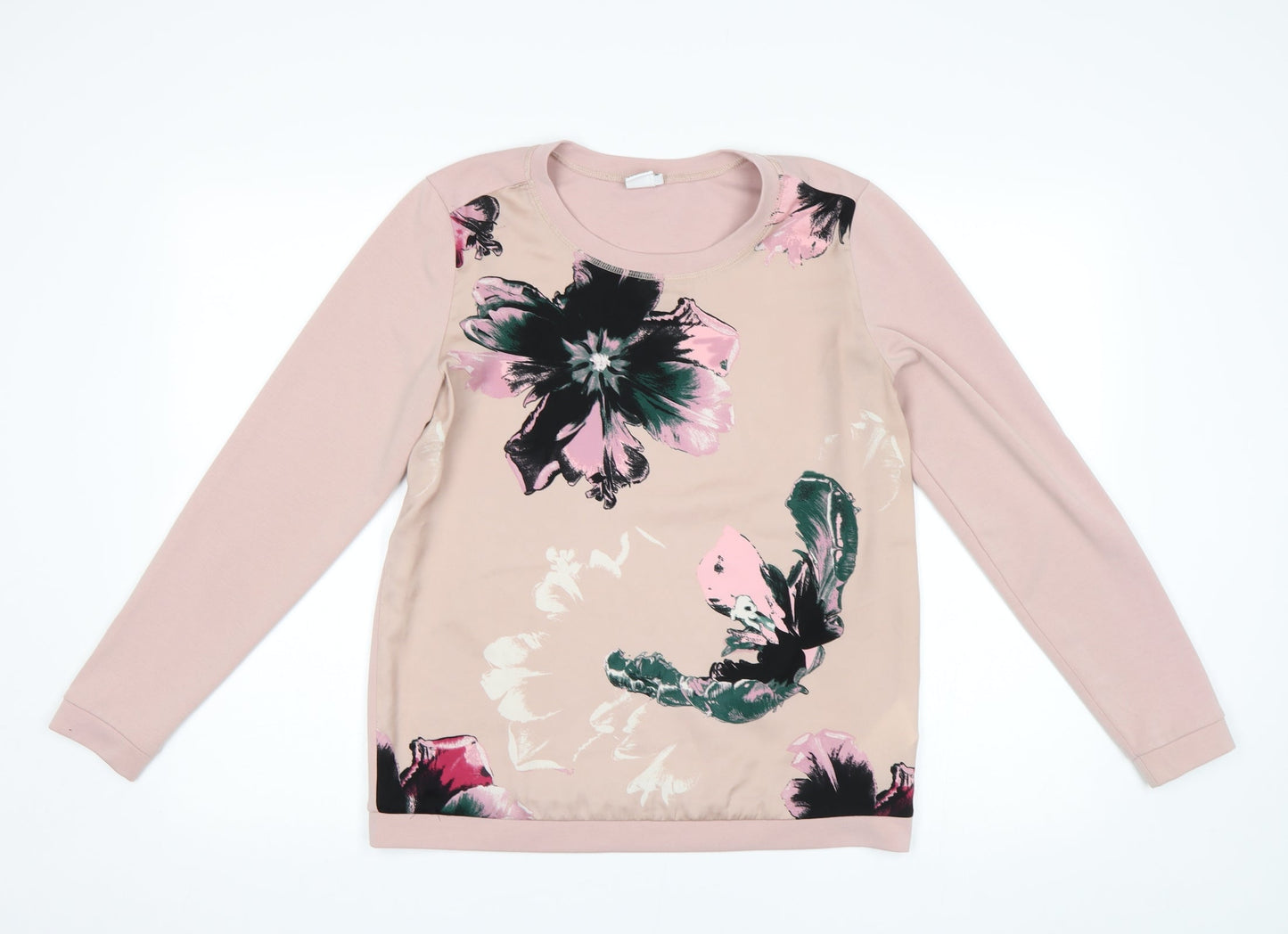 Saint Tropez Clothing Womens Pink Floral  Basic T-Shirt Size XS