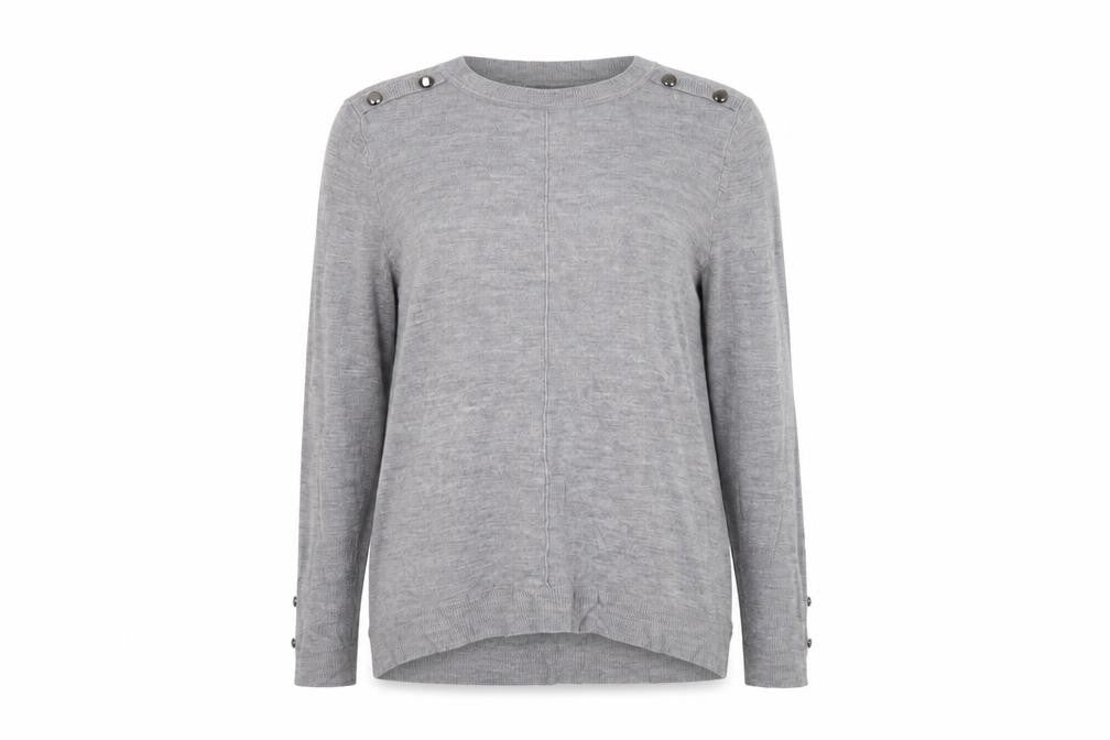 Primark Womens Grey   Pullover Jumper Size L