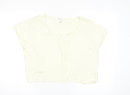 Simply Be Womens Ivory   Cardigan Jumper Size 20