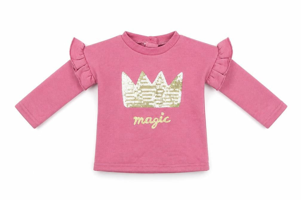 Primark Baby Pink   Pullover Jumper Size 0-3 Months  - Crown