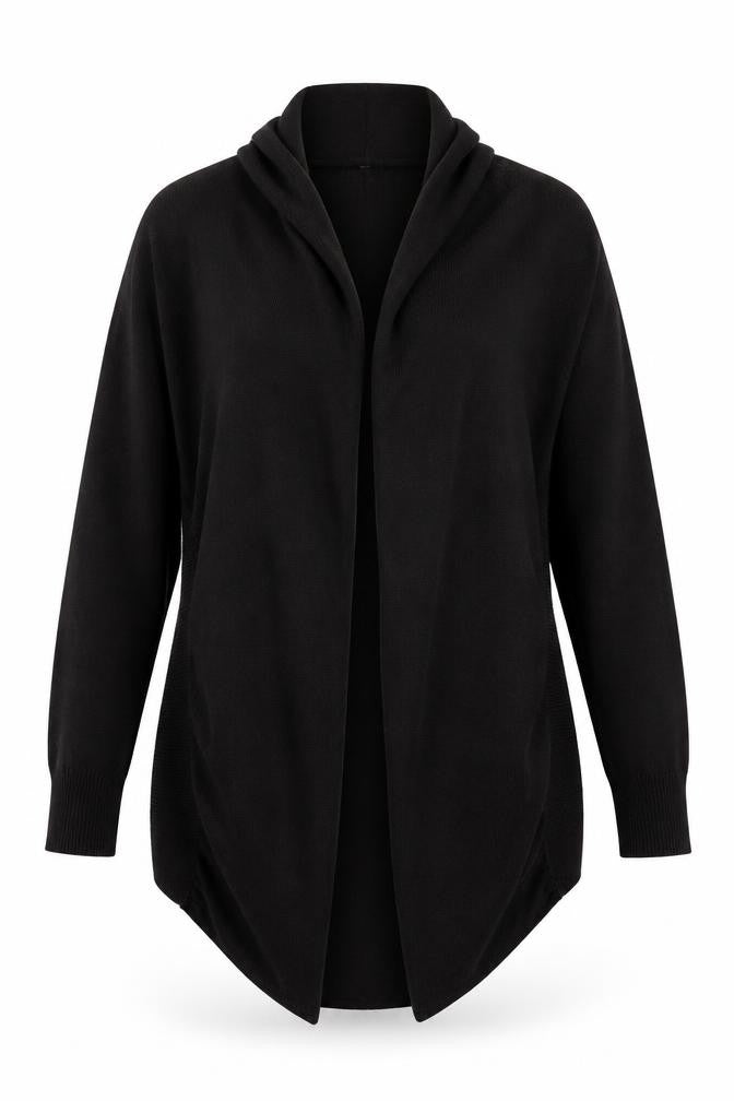 B&W Womens Black   Cardigan Jumper Size M