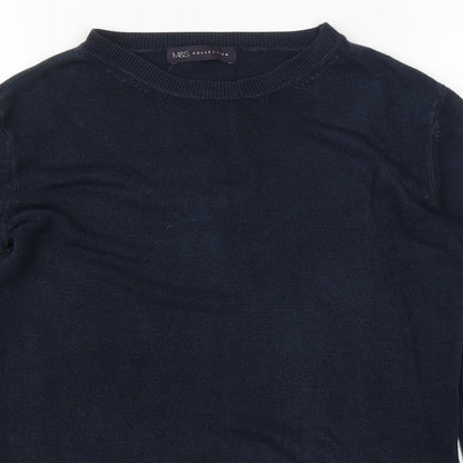 Marks & Spencer Womens Blue   Pullover Jumper Size 8