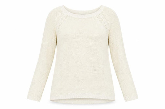 Peacocks Womens White   Pullover Jumper Size L