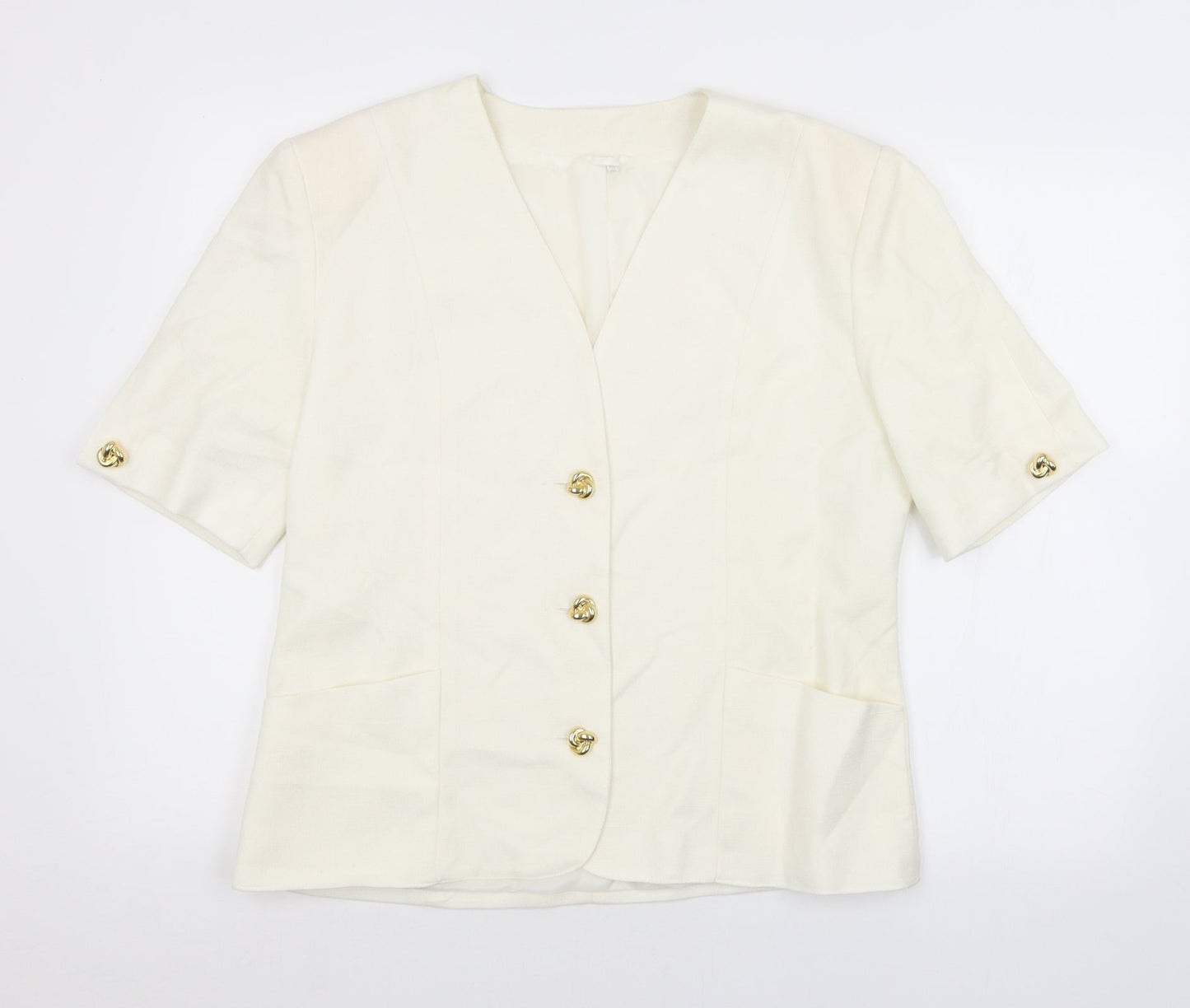 Preworn Womens White   Jacket  Size 14