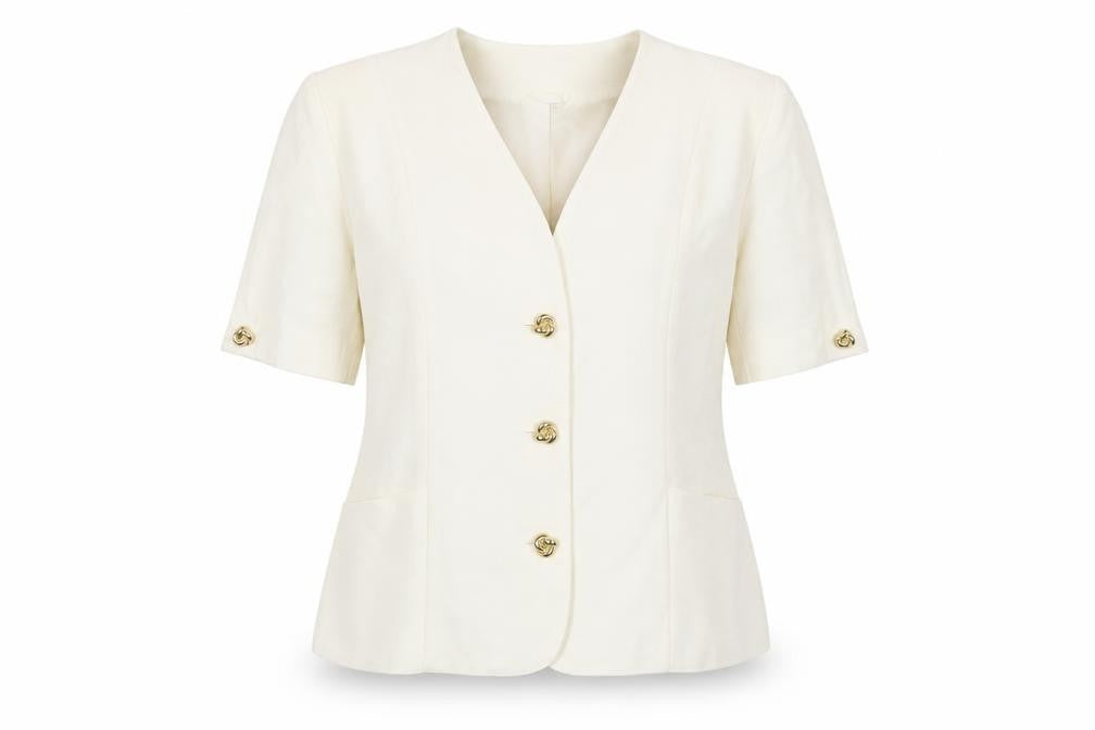 Preworn Womens White   Jacket  Size 14