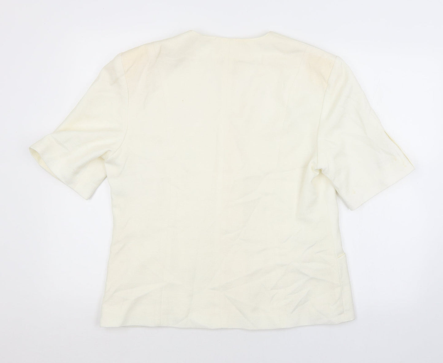 Preworn Womens White   Jacket  Size 14