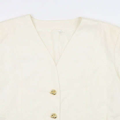 Preworn Womens White   Jacket  Size 14