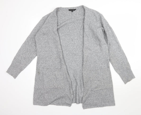 Peacocks Womens Grey  Knit Cardigan Jumper Size S