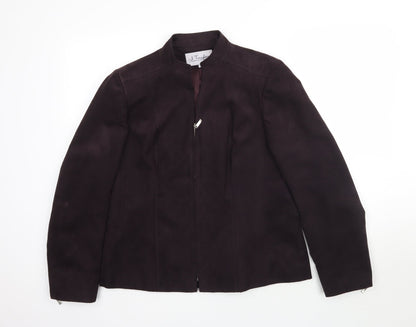 J. Taylor Womens Purple   Jacket  Size 16