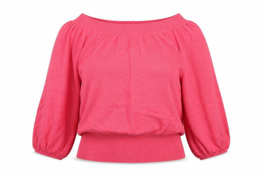 Atmosphere Womens Pink  Knit Basic Blouse Size 10