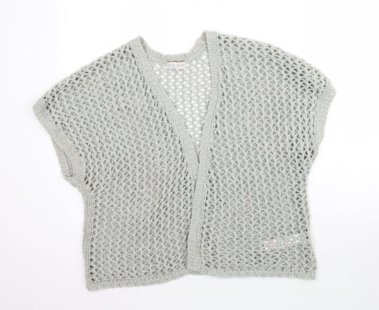 Marks and Spencer Womens Green  Knit Cardigan Jumper Size 16