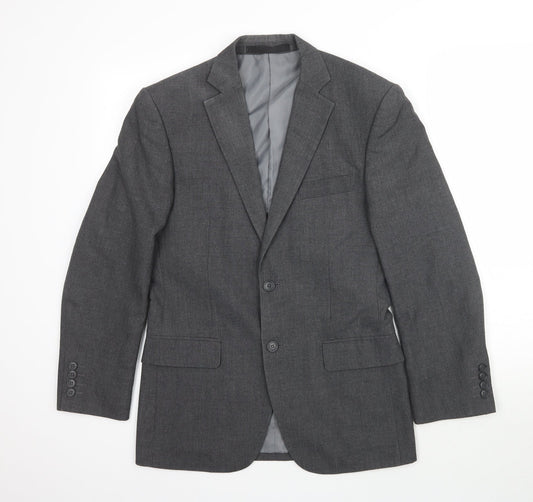 Marks and Spencer Mens Grey   Jacket Suit Jacket Size 34