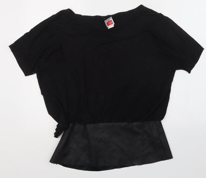 HEINE Womens Black    T-Shirt Size 16