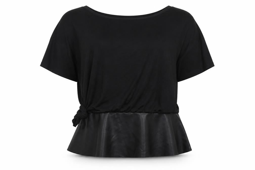HEINE Womens Black    T-Shirt Size 16