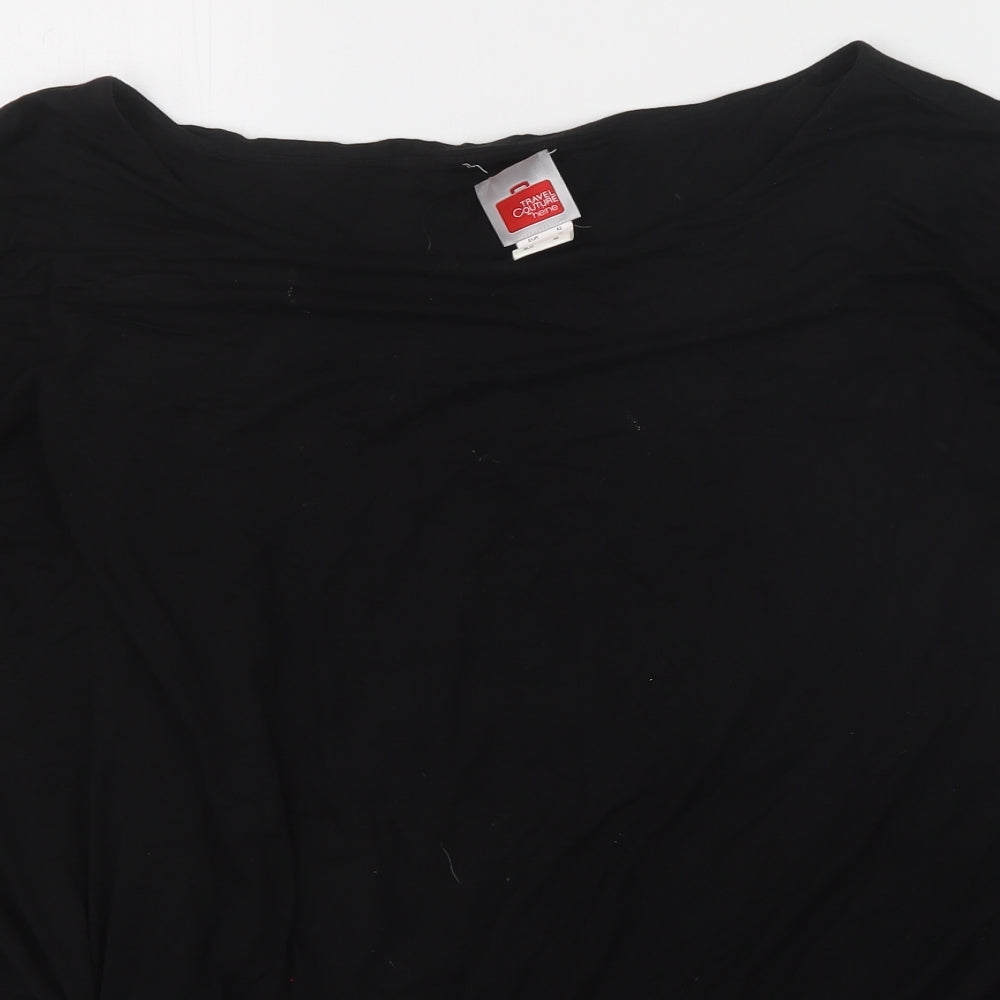 HEINE Womens Black    T-Shirt Size 16