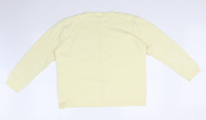 BHS Womens Yellow   Pullover Sweatshirt Size 20