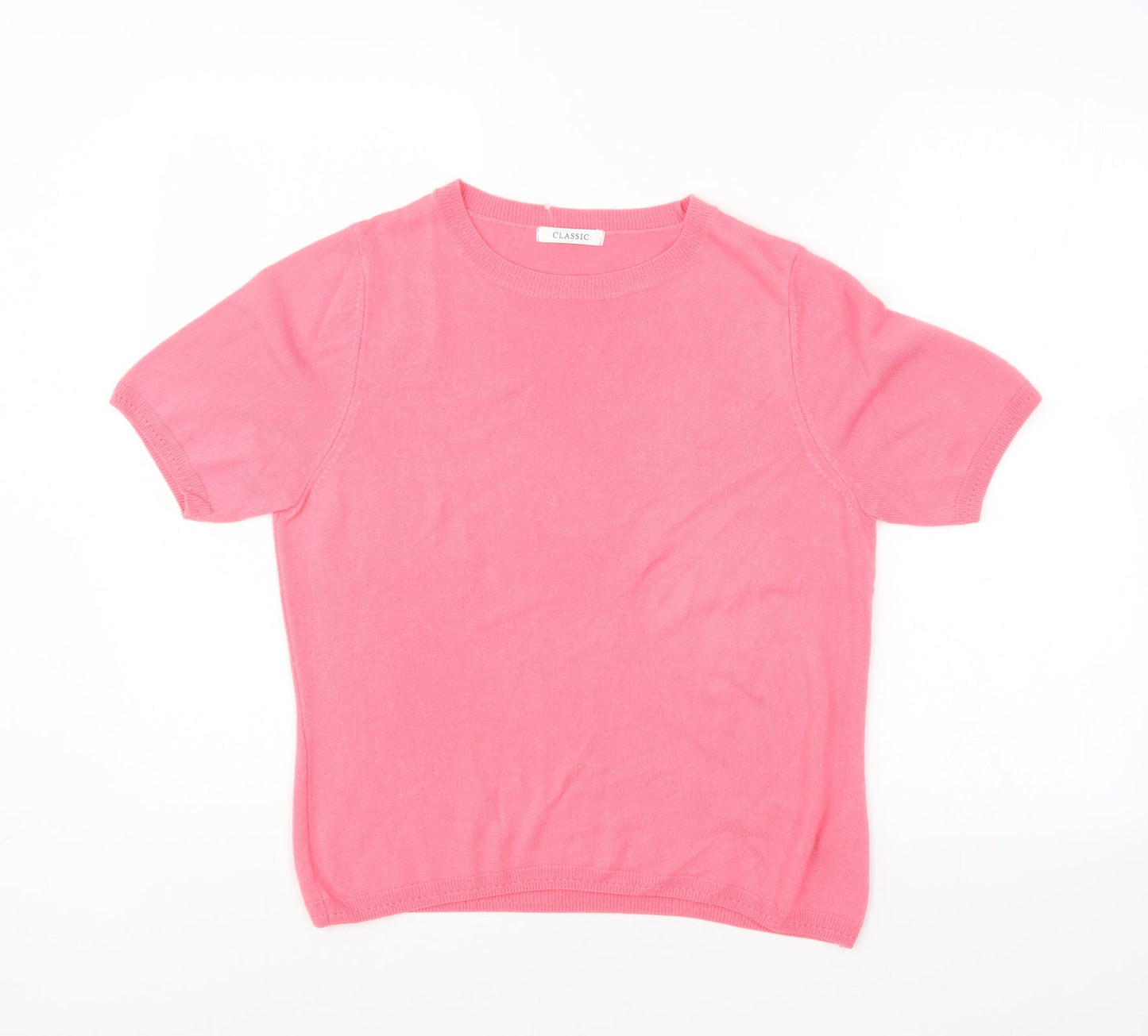 Classic Womens Pink   Cropped Blouse Size 14