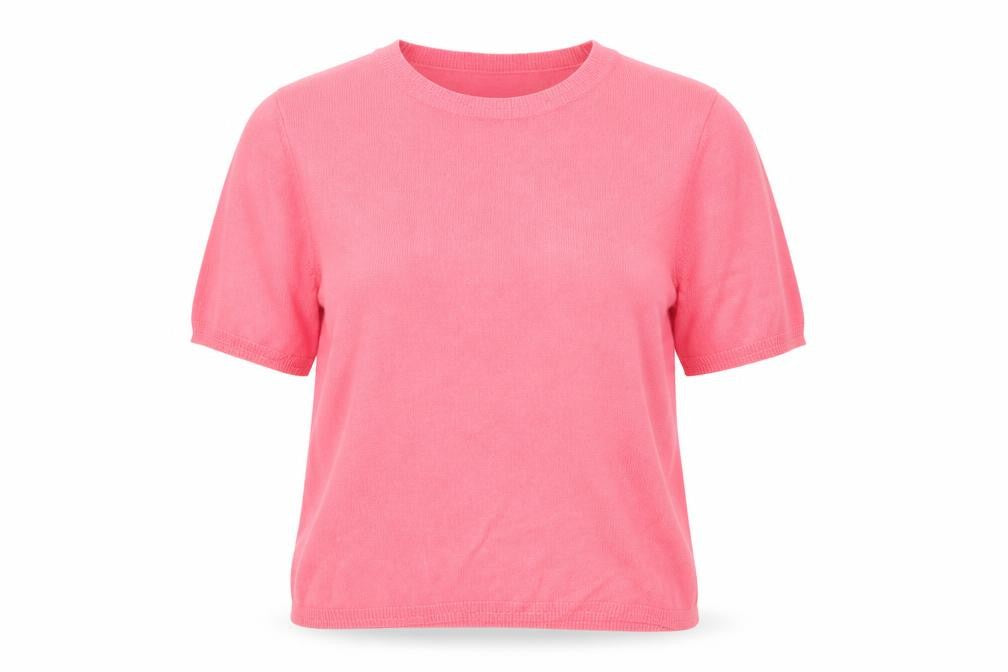 Classic Womens Pink   Cropped Blouse Size 14
