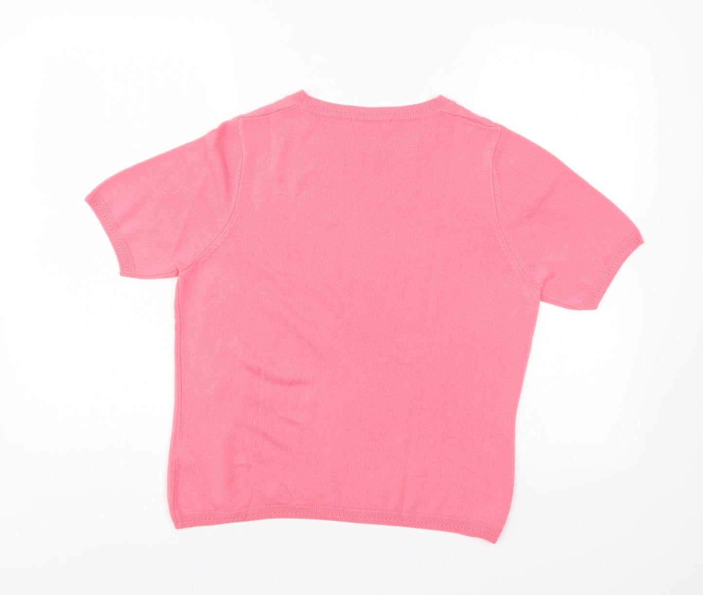 Classic Womens Pink   Cropped Blouse Size 14