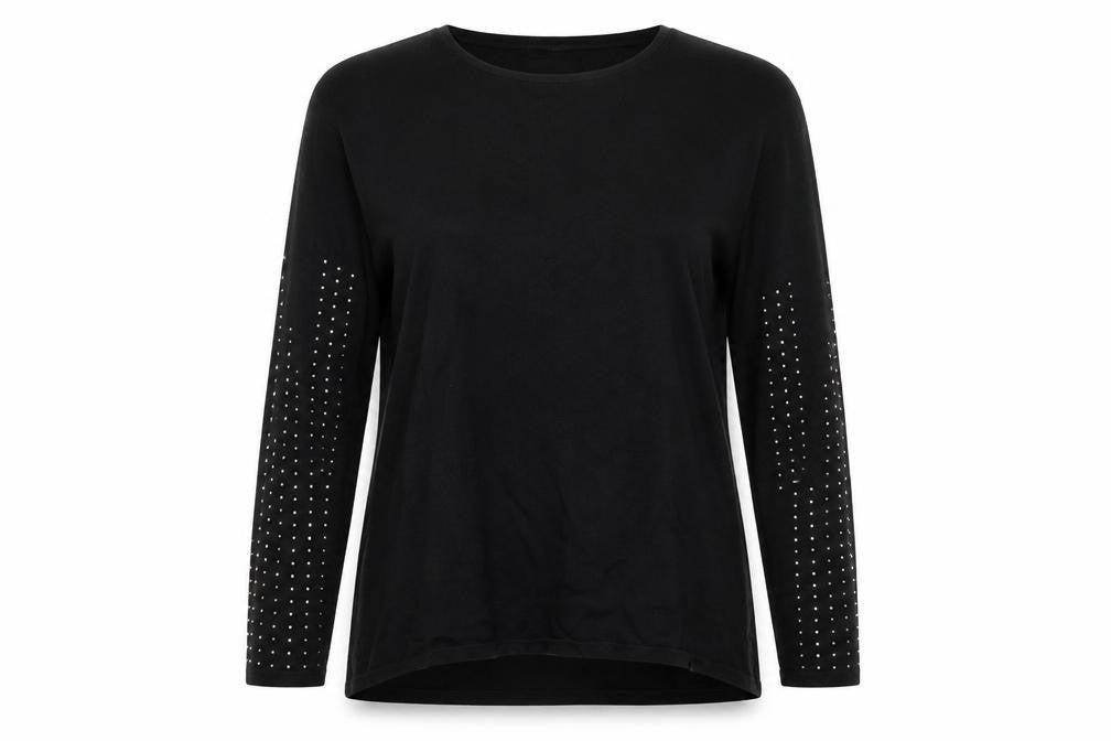 Next Womens Black  Knit Pullover Jumper Size 10